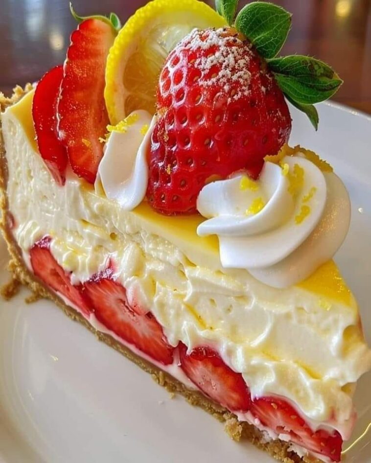 Strawberry Lemon Cheesecake Tart Introduction