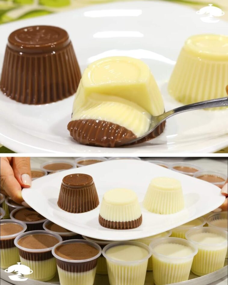 Ninho Milk Powder Pudding with Chocolate: A Perfectly Flavored Dessert in a Cup