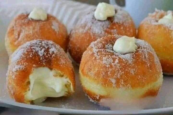 Cream Filled Donuts Recipe